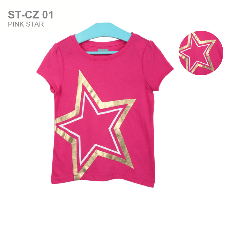 Kaos Anak Perempuan - Girls T-shirt Short Sleeve (ST-CZ 01)