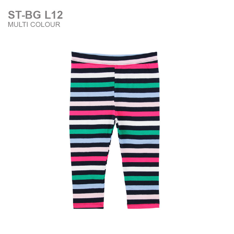 Legging Anak - Girls Legging Branded Stripe (ST-BG L12)