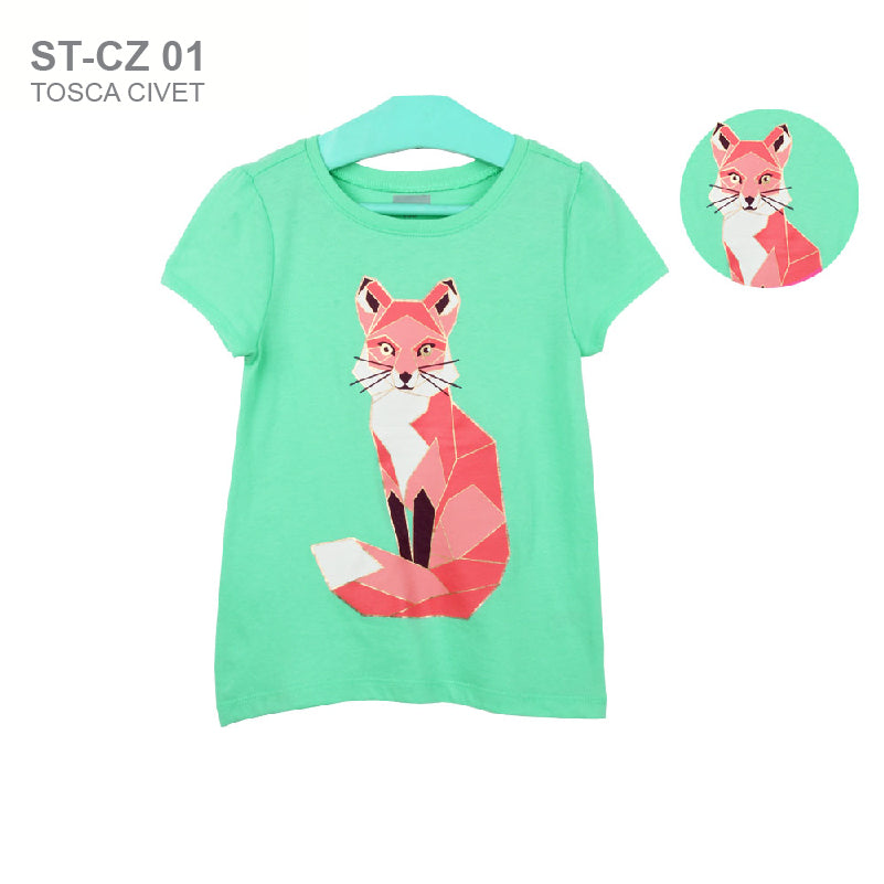 Kaos Anak Perempuan - Girls T-shirt Short Sleeve (ST-CZ 01)