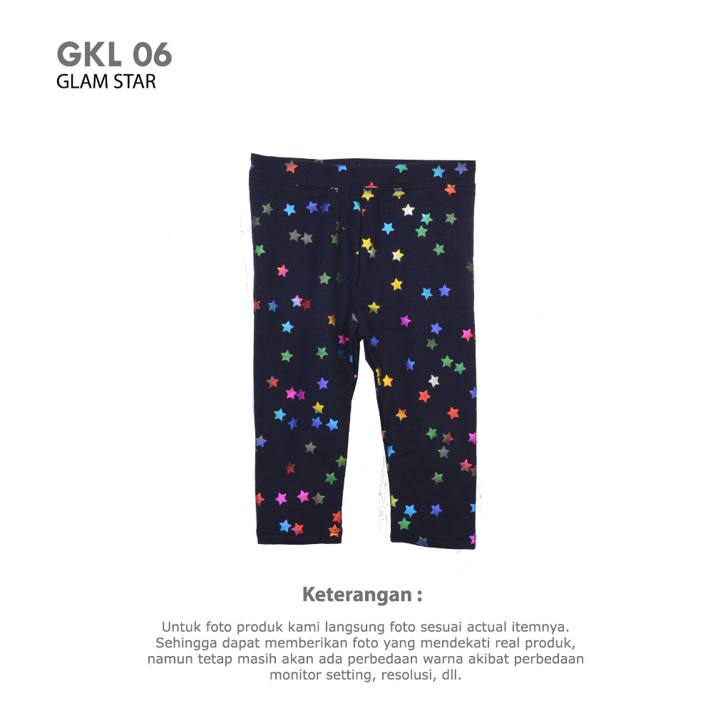 Legging Anak Perempuan Tersedia 8 Warna – Motif Bintang (GKL 06)