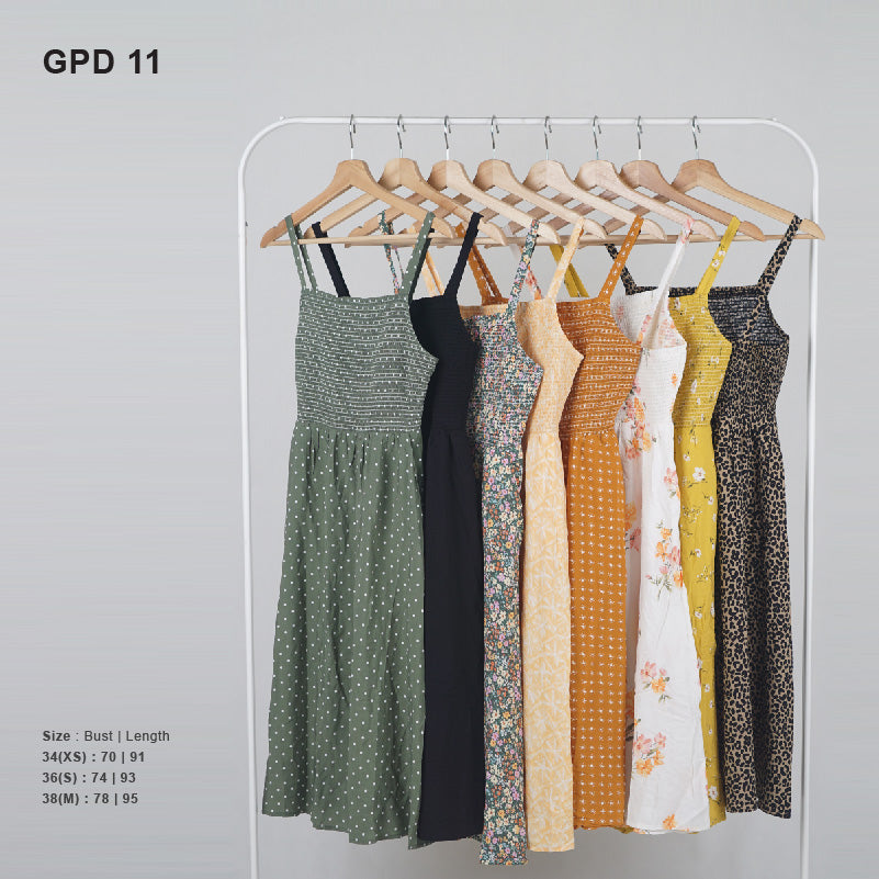 Dress Wanita-  Casual Printed Sleeveless (GPD 11)