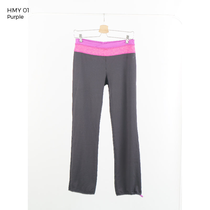 Yoga Straight Pants - Relaxed untuk Yoga / GYM / Olahraga HMY (HMY 01-05)