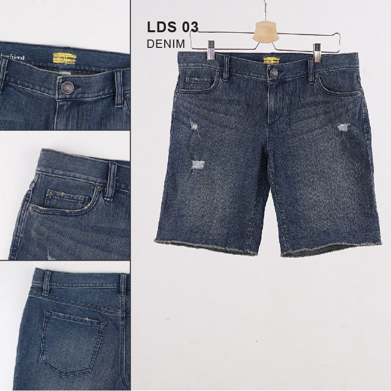 Celana Jeans Wanita - Boydriend Short Pants (LDS 03)