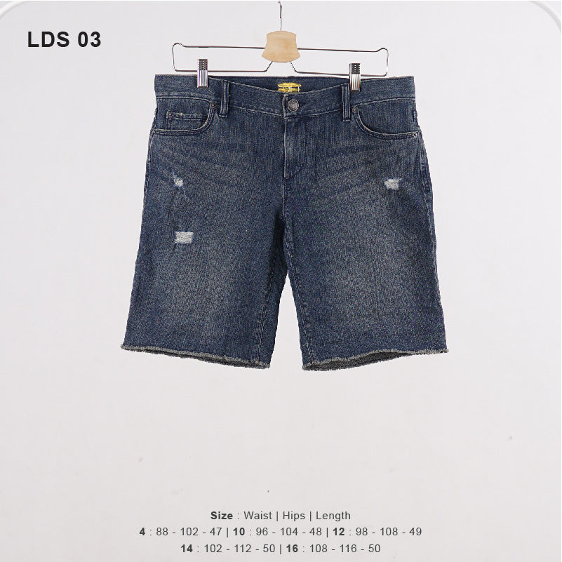 Celana Jeans Wanita - Boydriend Short Pants (LDS 03)