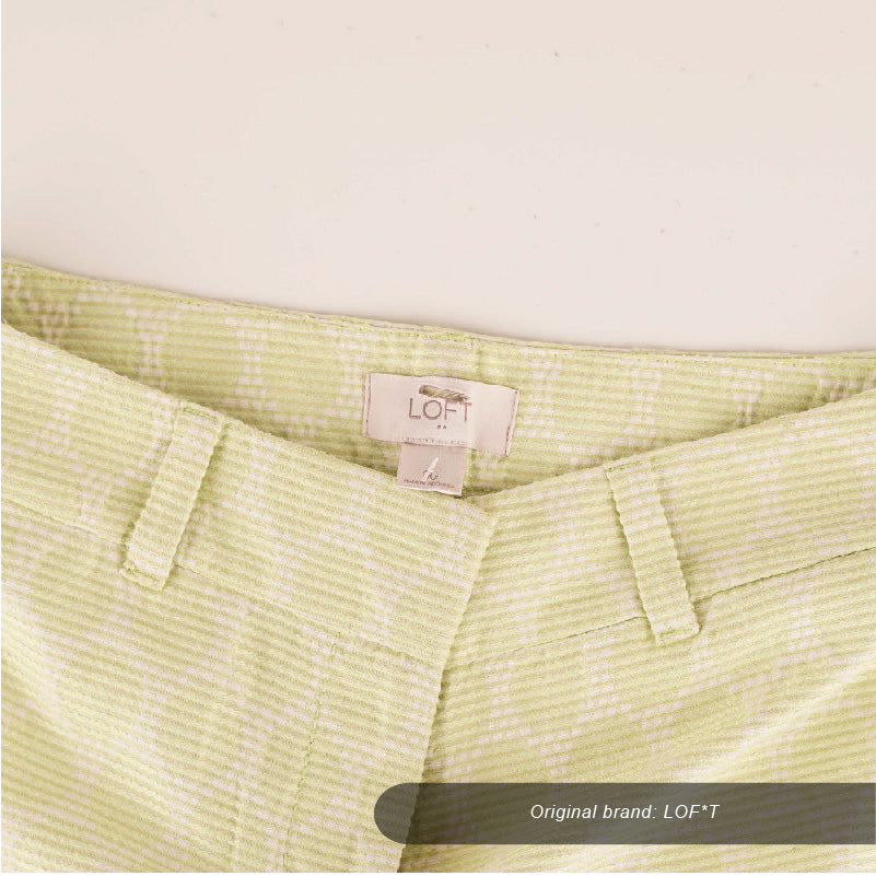 Celana Pendek Wanita - Green Polka Short (LDS 28)