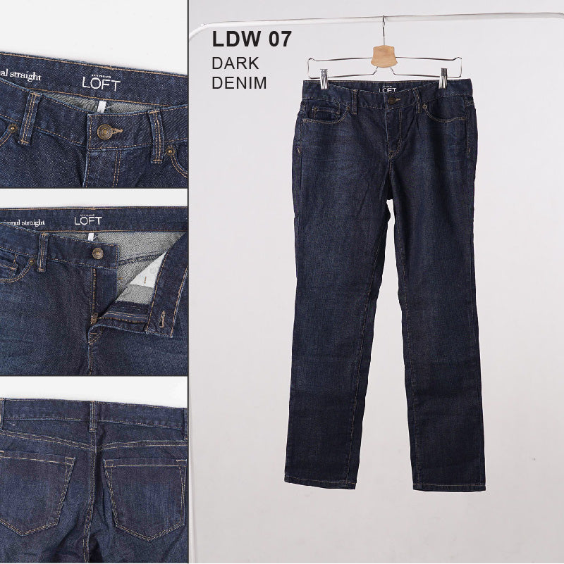 Women Jeans Wanita - Women Straight Jeans Pants (LDW 07,LDW 29,MLL 57)