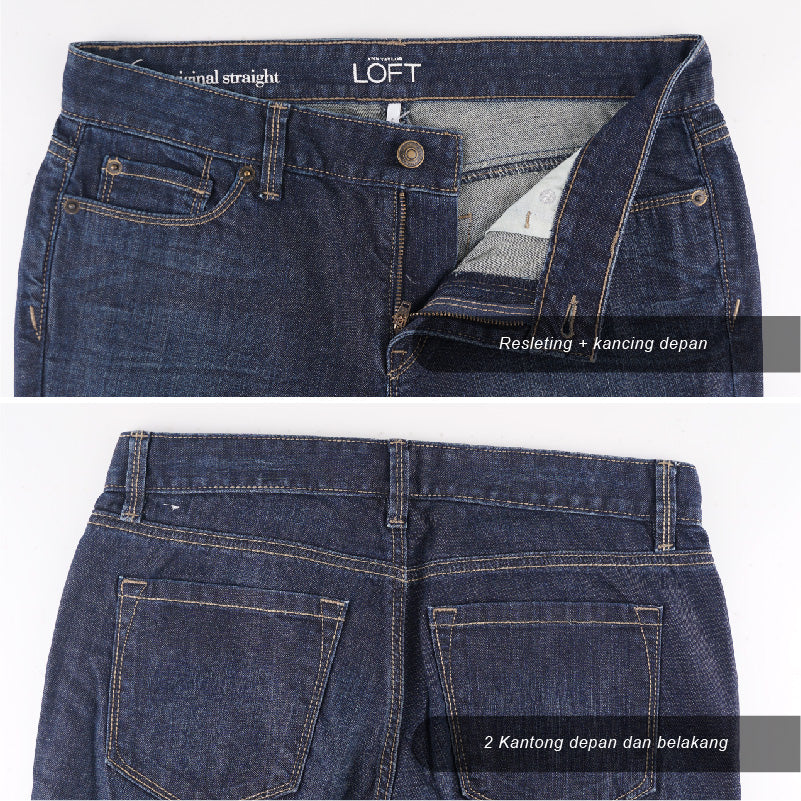 Women Jeans Wanita - Women Straight Jeans Pants (LDW 07,LDW 29,MLL 57)