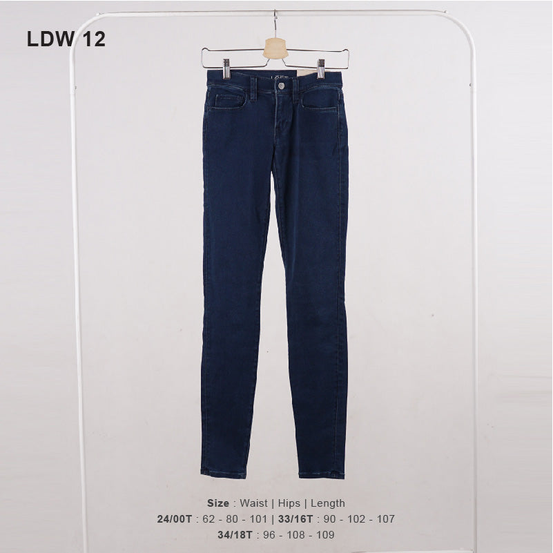 Celana Jeans Wanita - Super Skinny Navy Jeans (LDW 12)