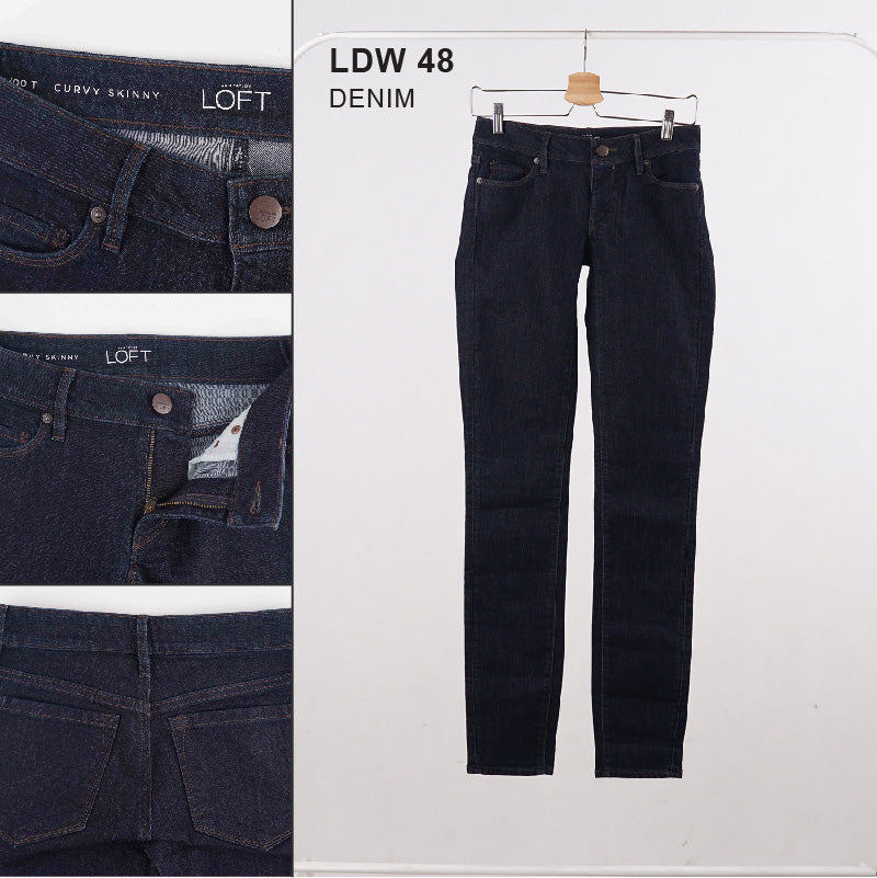 Celana Jeans Wanita Curvy Super Skinny Jeans Pants (LDW 26-48)