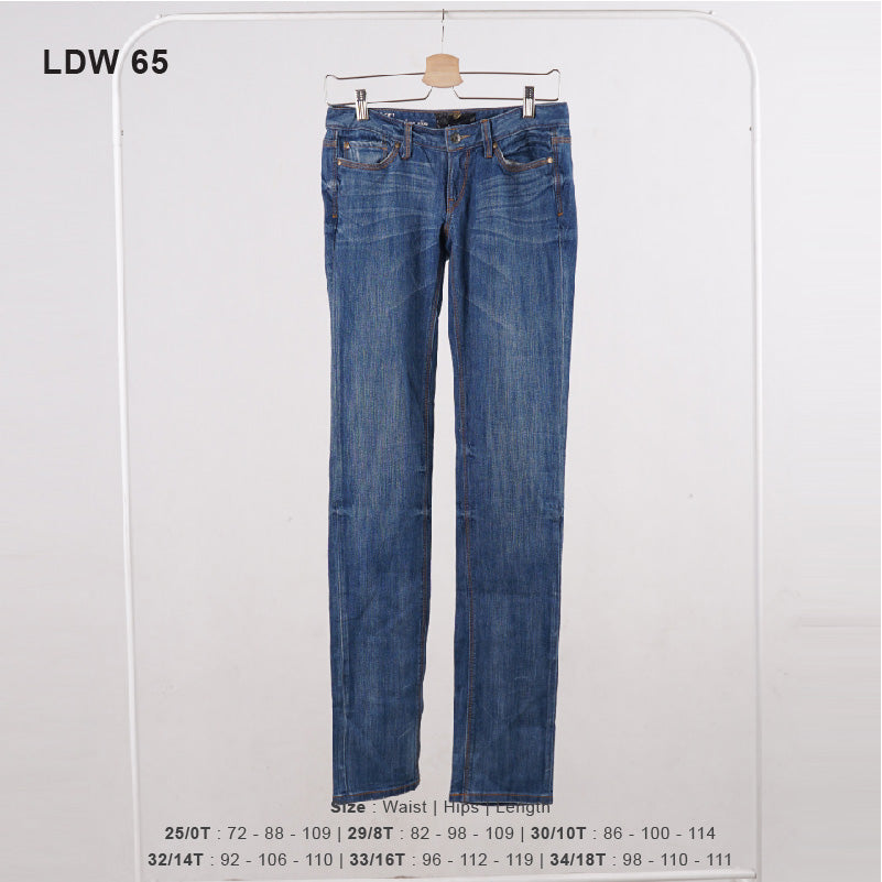 Celana Jeans Wanita - Denim and Light Blue Modern Slim Jeans (LDW 65,LDW 39)