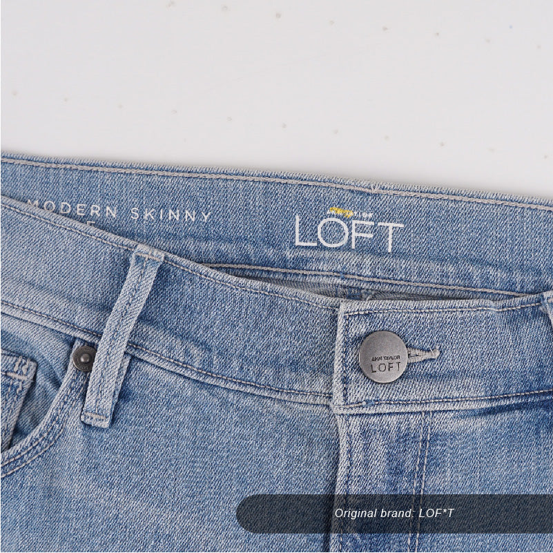 Celana Jeans Wanita - Denim and Light Blue Modern Slim Jeans (LDW 65,LDW 39)