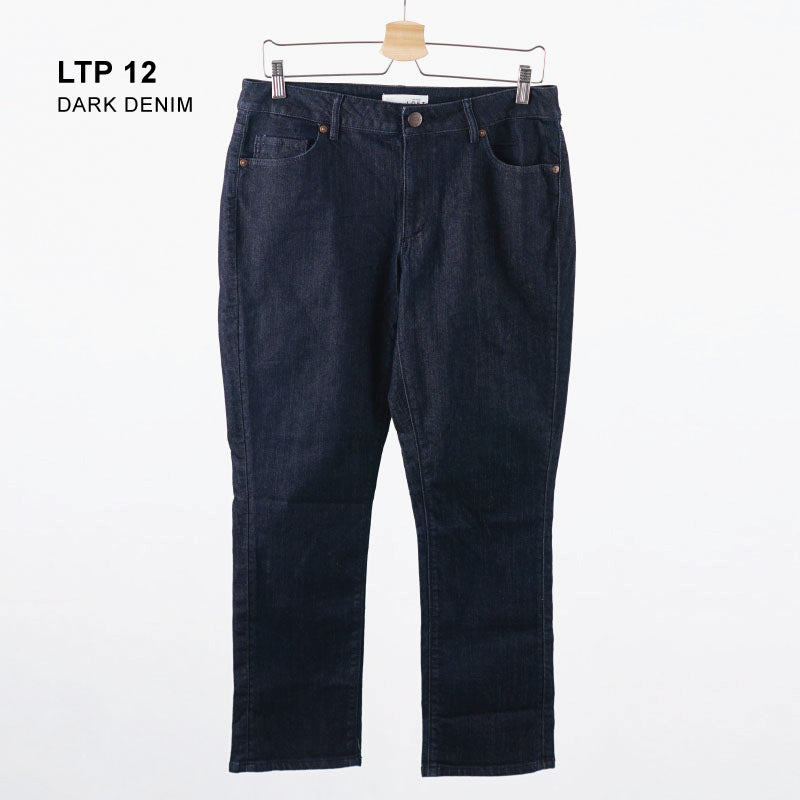 Celana Jeans Wanita - Curvy Kick Crop Denim Jeans [LTP 12]