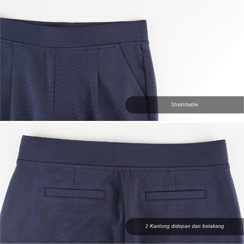 Celana Panjang Wanita - Navy Women Pants (MAL 06)