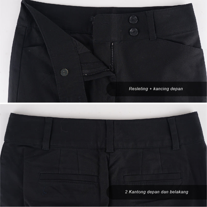 Celana Panjang Wanita - Curvy Women Pants (MAL 10)