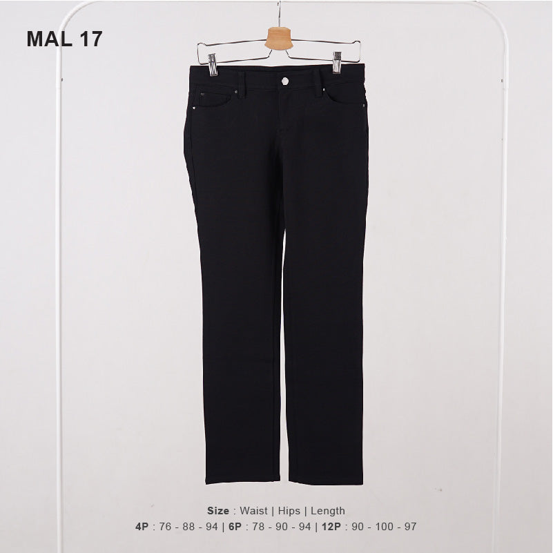 Celana Panjang Wanita - Modern Black Pants (MAL 17)