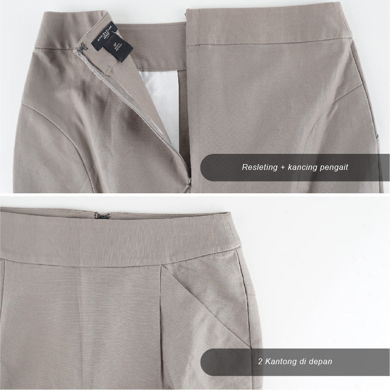 Rok Wanita -  Black And Grey Women Skirt (MAR 03)
