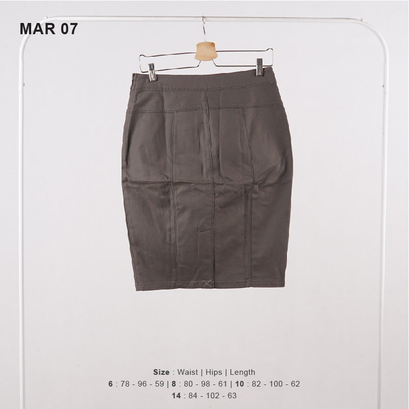 Rok Wanita - Green Army Women Skirt (MAR 07)