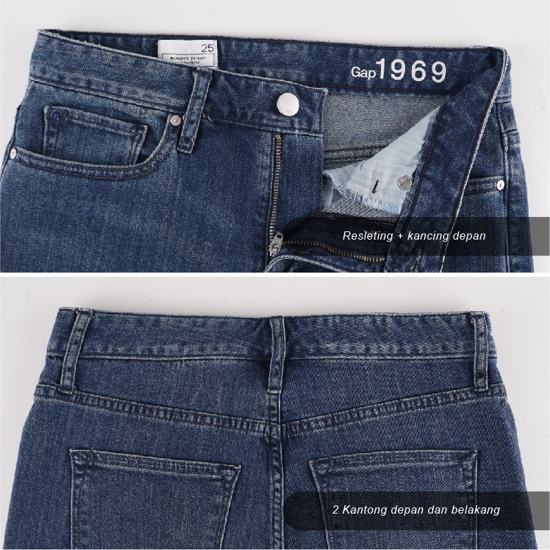 Celana Jeans Wanita - Skinny High Rise Jeans Pants (MGL 01)