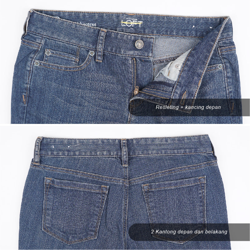 Celana Jeans Wanita - Original Bootcut Jeans Pants (MLL 13)