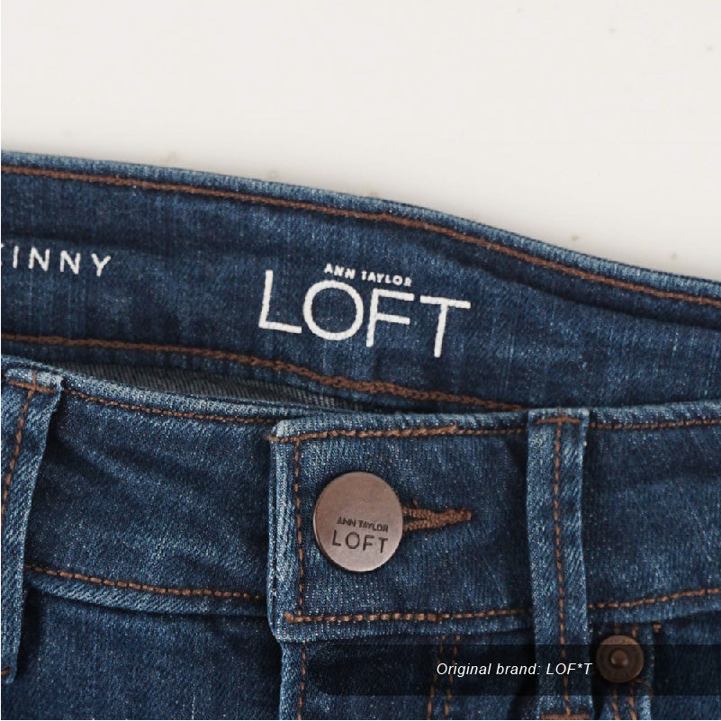 Celana Jeans Wanita - Curvy High Waist Skinny Ankle Pants (MLL 19-41)