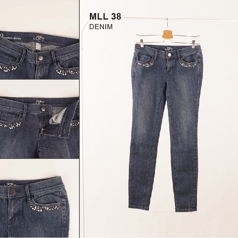 Jeans Wanita - Modern Skinny Jeans Pants (MLL 38)