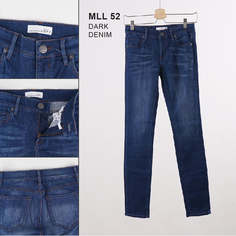 Jeans Wanita - Modern Skinny Jeans Pants (MLL 51-52)