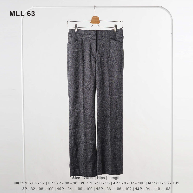 Celana Panjang Wanita - Curvy Abstract Women Pants (MLL 63)