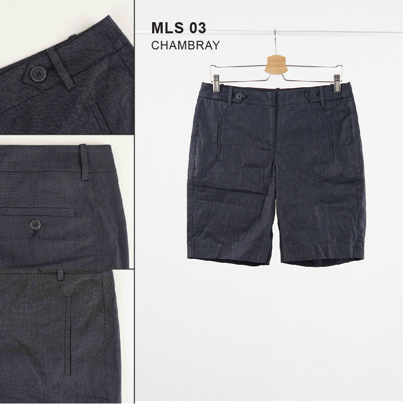 Celana Wanita - Chambray Women Short Pants (MLS 03)