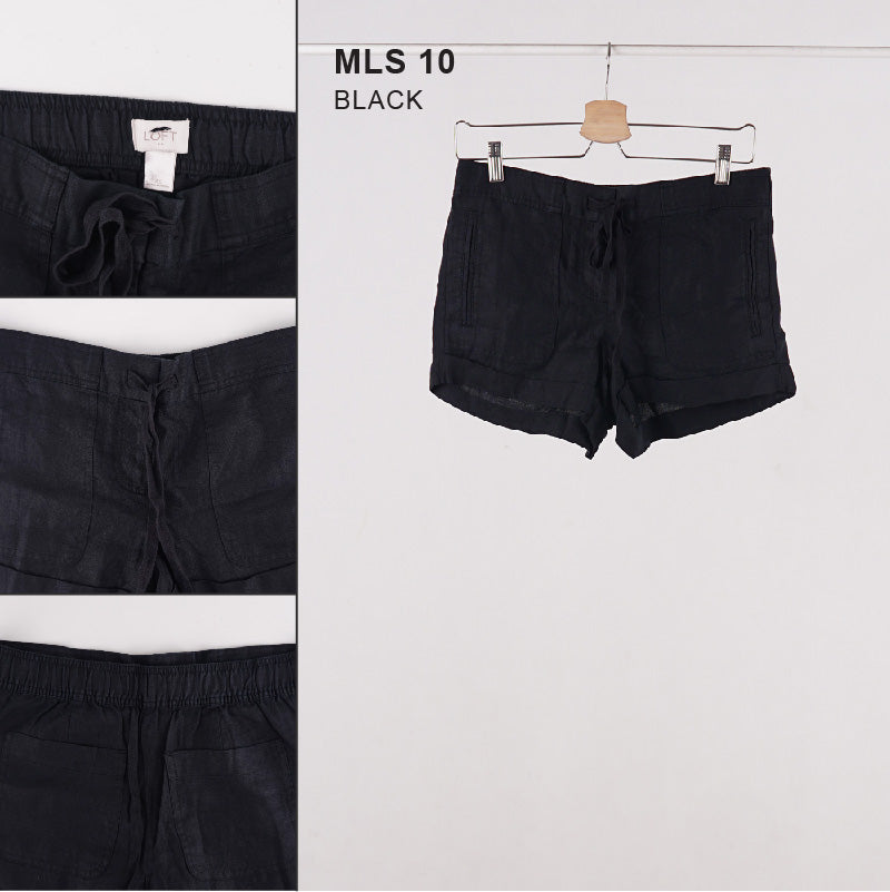 Celana Pendek Wanita - Women Belt Short Pants (MLS 10)