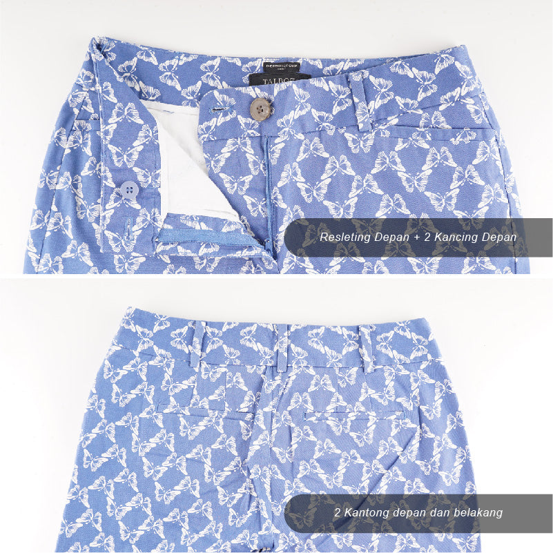 Celana Wanita - Blue Butterfly Women 7/8 Pant (MTL 01)