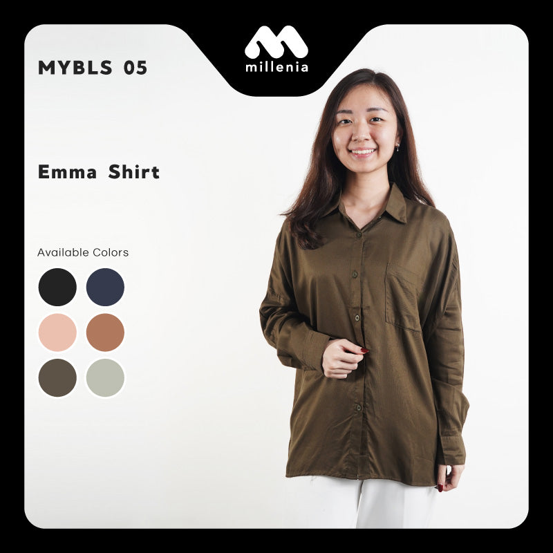 Emma Shirt - Kemeja Wanita Lengan Panjang  [MYBLS 05]