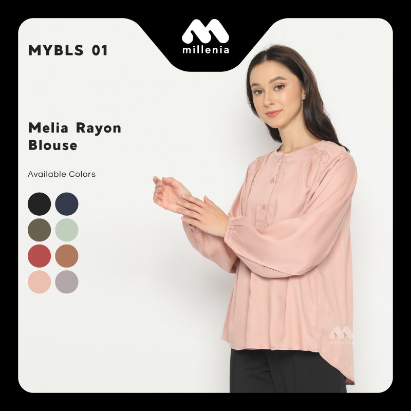Melia Blouse - Model Lengan Panjang  [MYBLS 01]