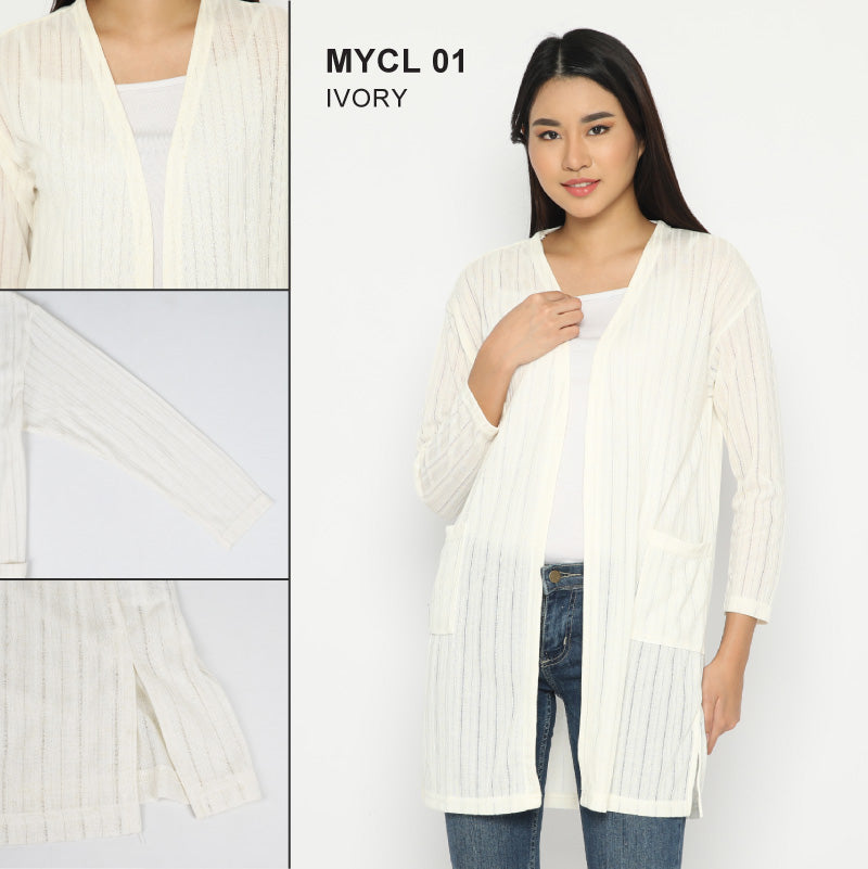 Millenia Lisa Long Cardigan Knit Layer Outer [MYCL 01]