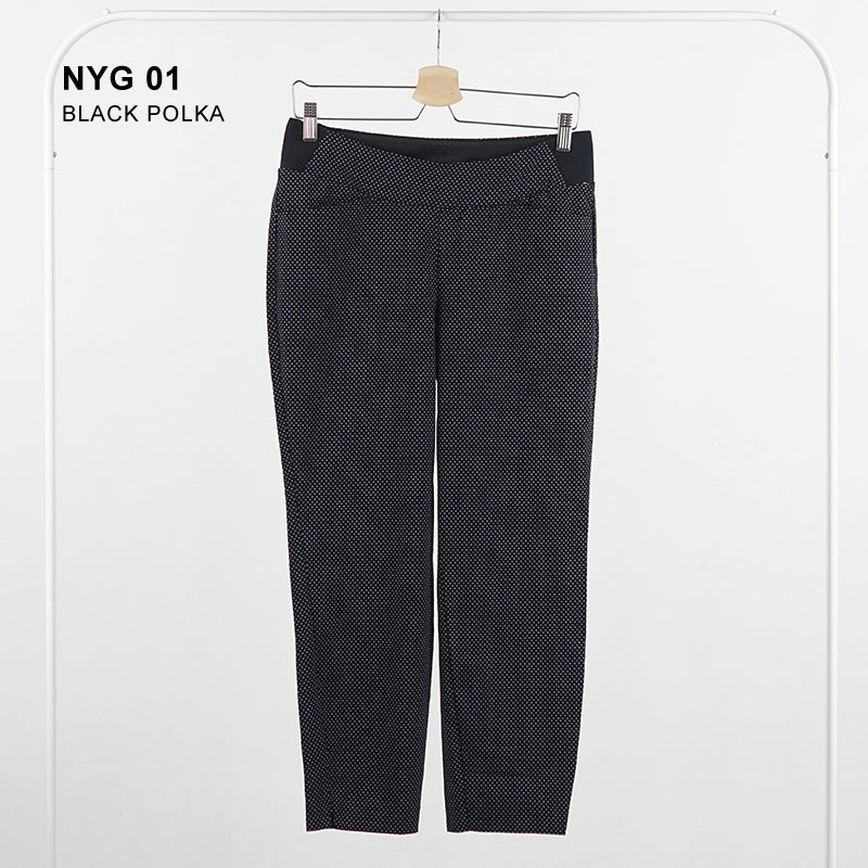Celana Wanita - Cotton Twill Ladies Pants Polcadot (NYG 01)