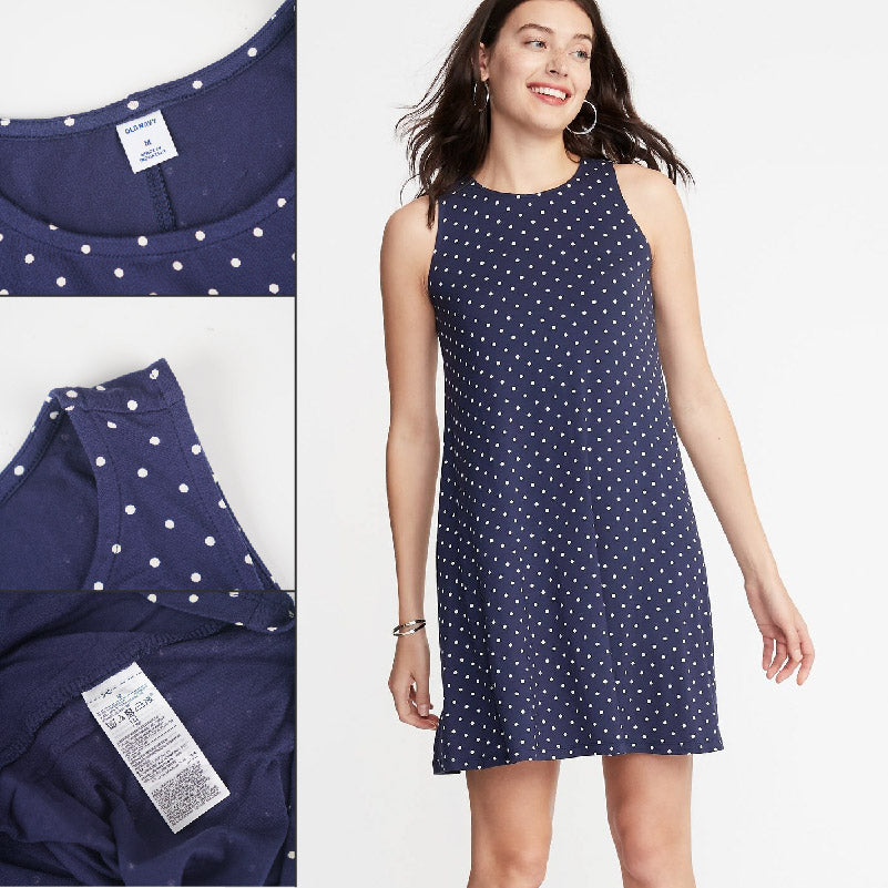 Dress Wanita - Sleeveless Jersey Swing Dress [OND 09]