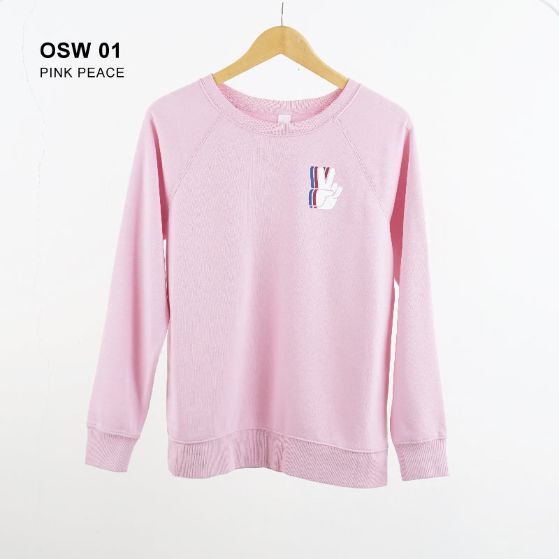 Sweatshirt Wanita Oversized / Jaket atasan perempuan / Banyak motif[OSW 01]