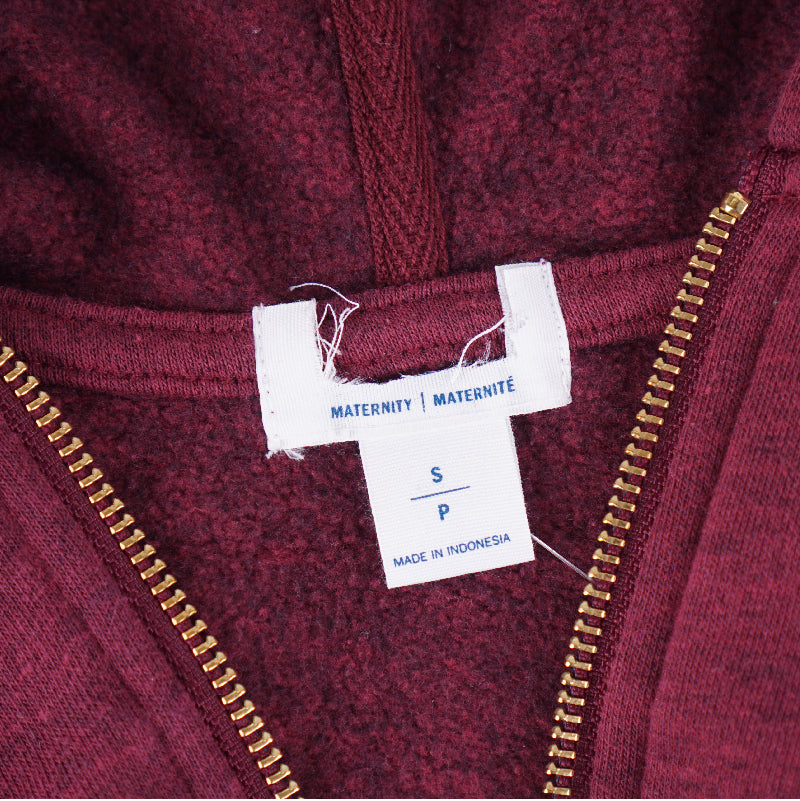 Hoodie Ibu Hamil - Full Zipper Maternity Anched Waist Hoodie (OZW 02)