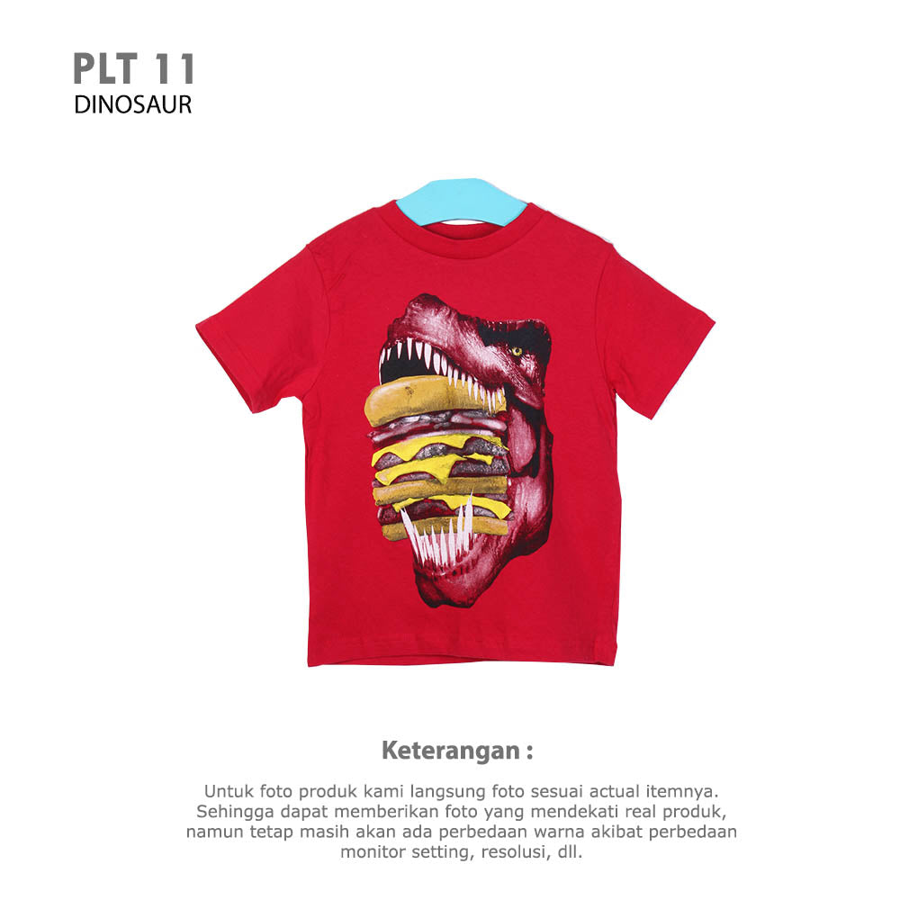 Kaos Anak Cowok Bermotif - Boys T-shirt - Baju anak laki-laki - Baju anak katun (PLT 11)