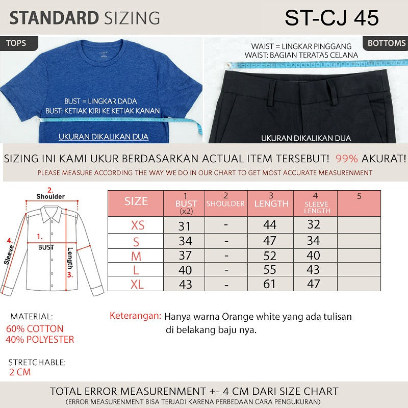 Kaos Anak Perempuan - Girls T-shirt Branded Quarter Sleeve (ST-CJ 45)