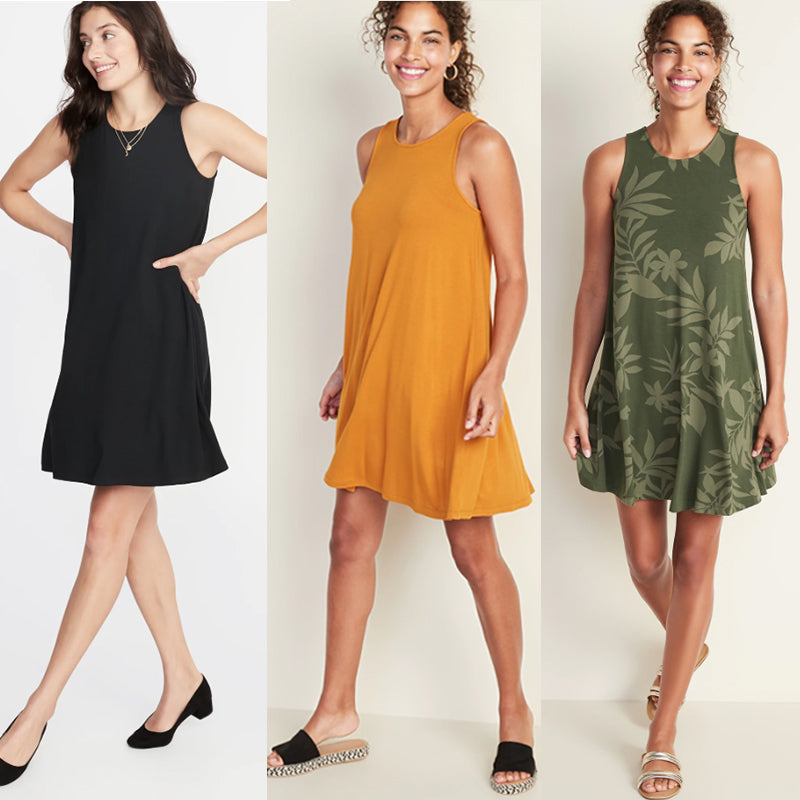 Dress Branded – Dress Casual-  Fit & Flare Jersey Dress Women [ond 06]