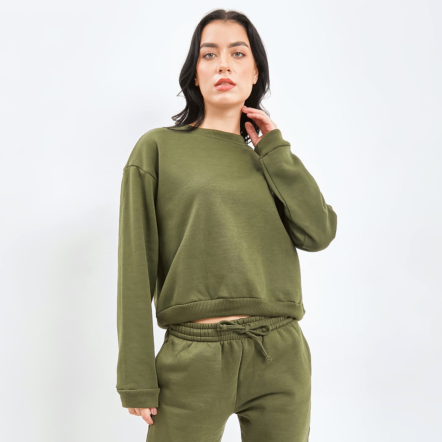 Love Sweatshirt Wanita - Model Crop [MYCSW 02]