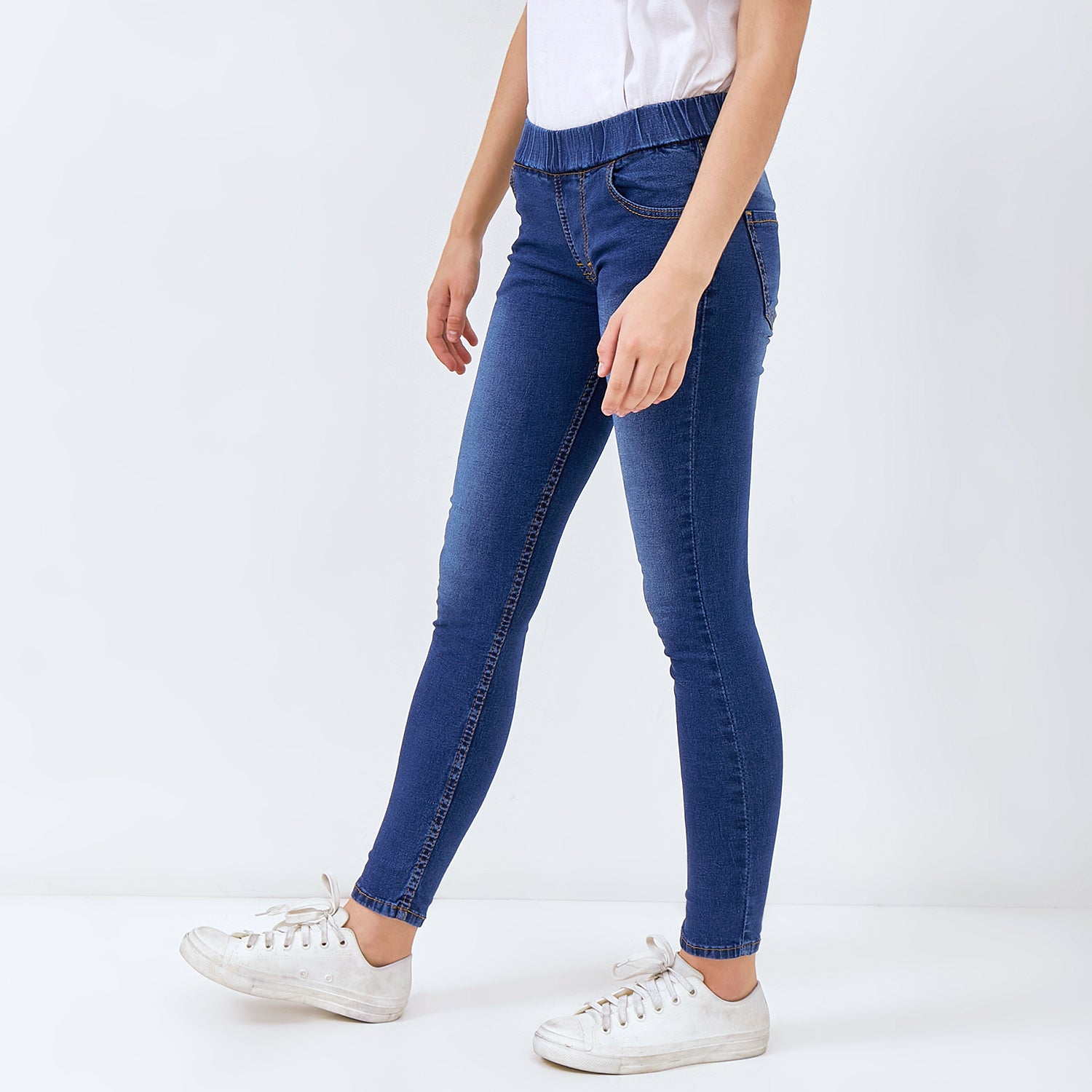 Epic Pants - Celana Jeans Wanita Stretch Blue denim dan Black [MYJLG 01]