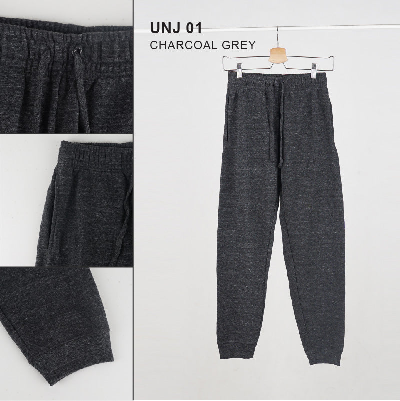 Jogger Pants Pria - Ribbed Jogger Waist Pants Man (UNJ 01)
