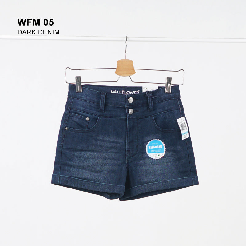 Jeans Wanita- Sassy High Rise Skat Kas Short Pants (WFM 05)
