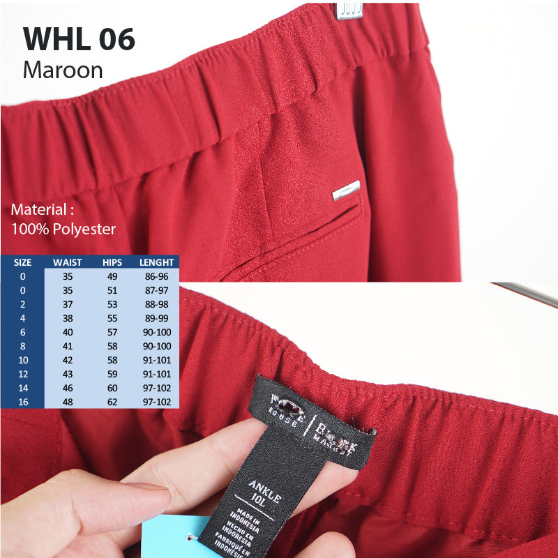 Celana Panjang Wanita - Soft tappered ankle pants (WHL 06)