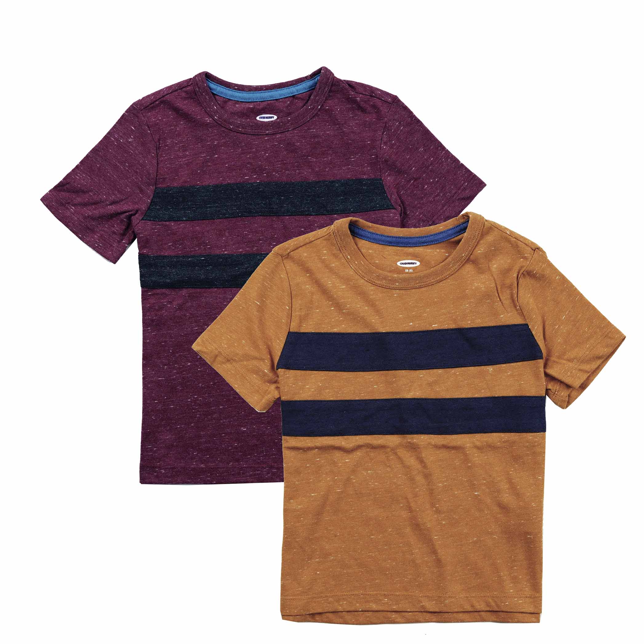 Kaos Anak Laki-Laki - Two Stripe Chest Boys Heathered Tee [CG-OBST 16]
